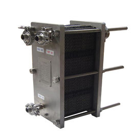 Vacuum Sanitary Stainless Steel Plate Heat Exchanger Multiple Effect Energy Saving