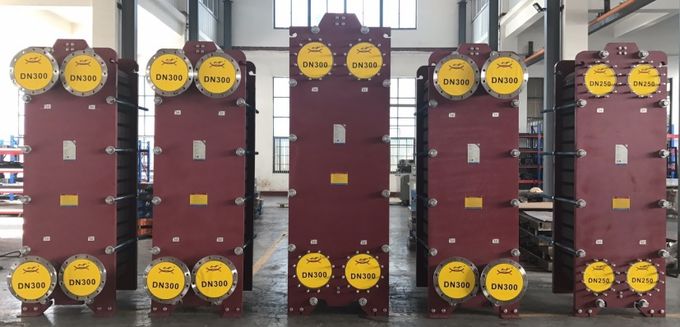 Hastelloy/cambiador de calor de la placa del Ti para rendimiento de la transformación de los alimentos el alto